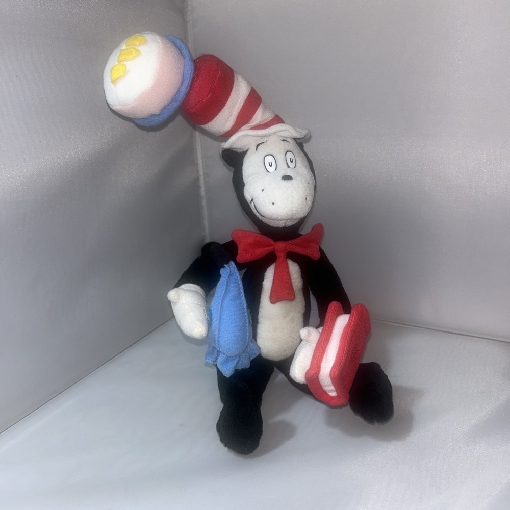 2003 Dr. Seuss The Cat In The Hat 16" Poseable Plush Official Movie Merch Vtg